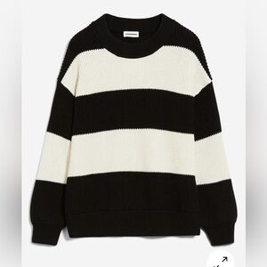 Black and White Striped Sweater by Armedangles